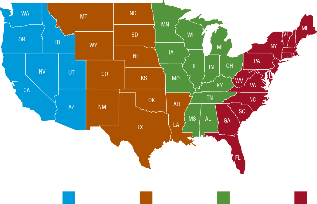 KGP Geographic Regions – Kappa Gamma Pi